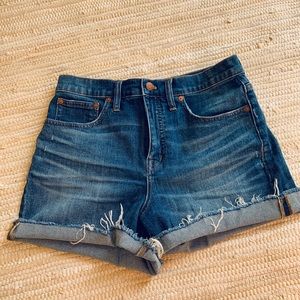 Madewell Cutoff Jean Shorts